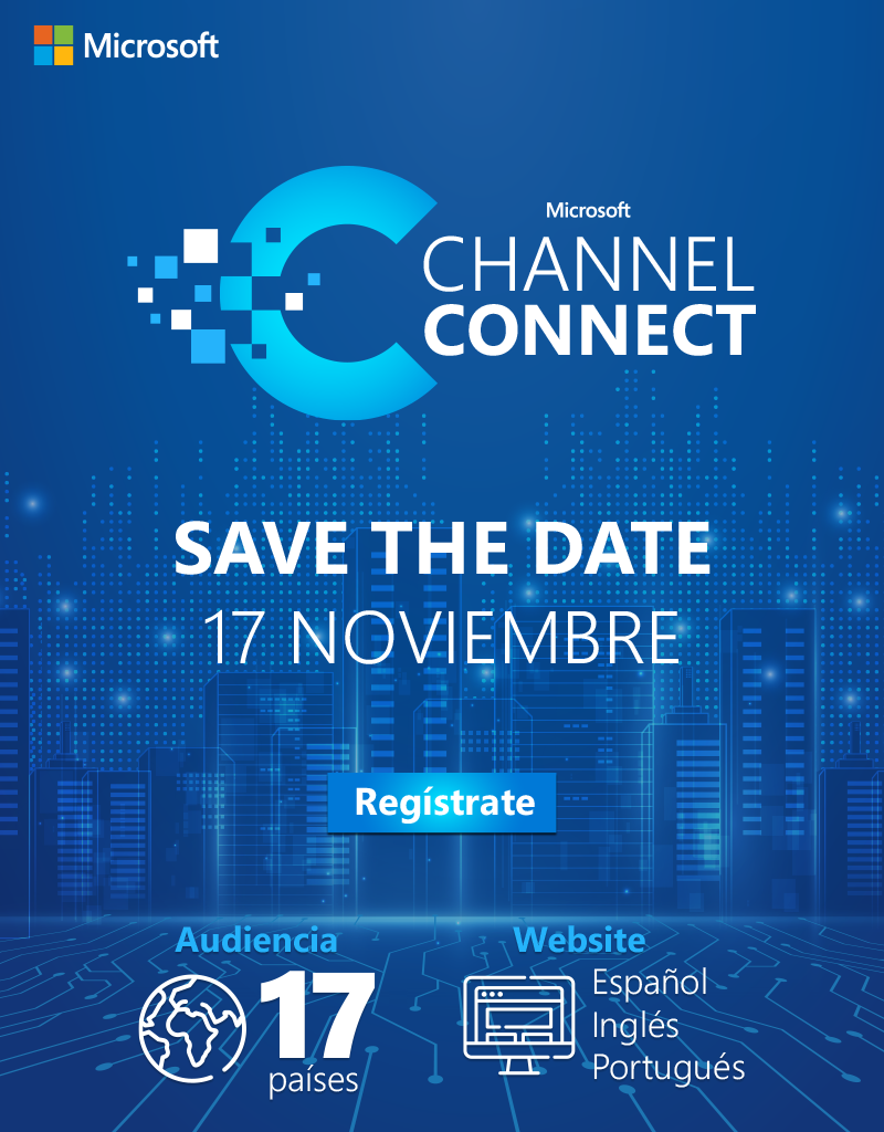 Microsoft lo invita al Channel Connect. 17 NOV 2021 ACIS